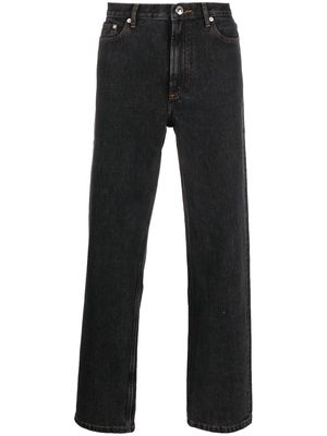 A.P.C. low-rise straight-leg jeans - Black