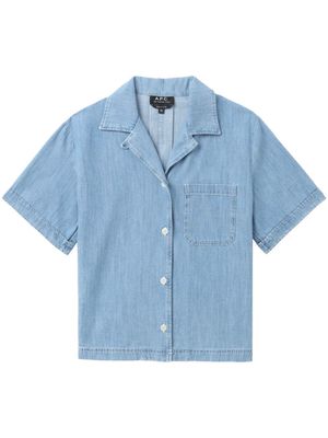 A.P.C. Maeva denim shirt - Blue