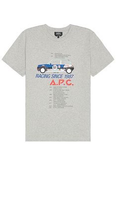 A.P.C. Martin T-shirt in Light Grey