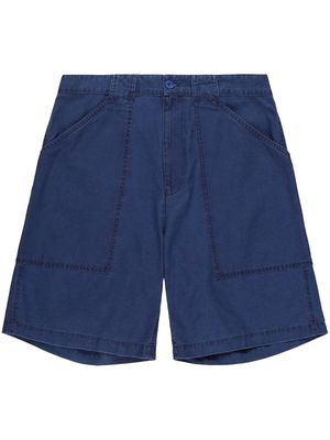 A.P.C. Melbourne cotton canvas shorts - Blue