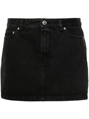A.P.C. mid-rise denim miniskirt - Black