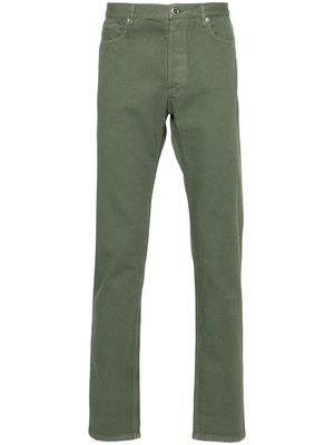 A.P.C. mid-rise tapered jeans - Green