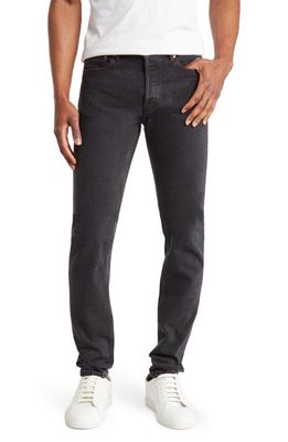 A.P.C. New Standard Straight Leg Organic Cotton Jeans in Washed Black