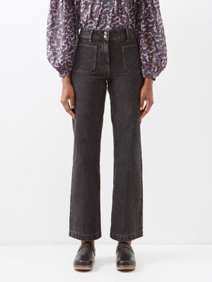 A.P.C. - Nikki High-rise Straight-leg Jeans - Womens - Black