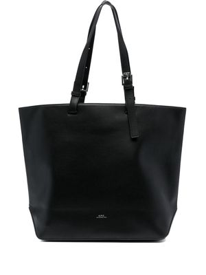 A.P.C. Nino buckle-detail tote bag - Black