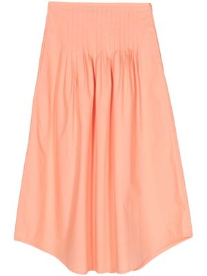 A.P.C. Olympia cotton skirt - Orange