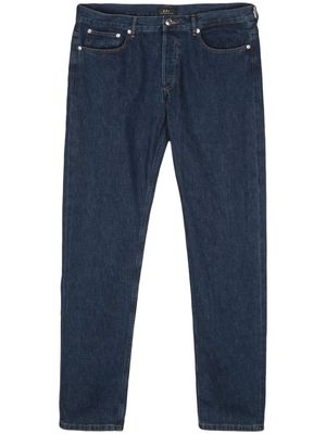 A.P.C. Petit New Standard mid-rise slim-fit jeans - Blue