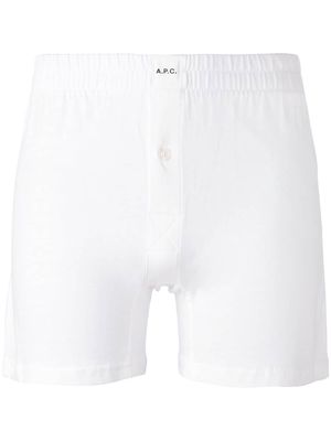 A.P.C. plain boxers - White