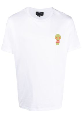 A.P.C. Remy logo-print cotton T-shirt - White