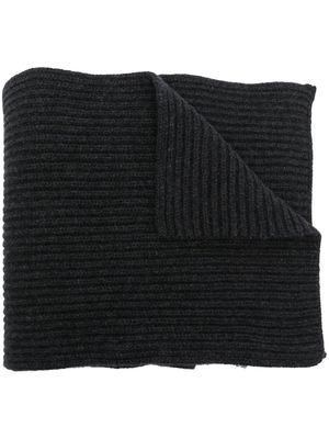 A.P.C. rib-knit long scarf - Grey