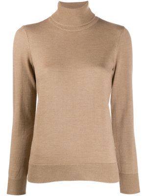 A.P.C. roll neck fine knit jumper - Neutrals