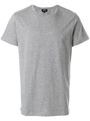 A.P.C. round neck T-shirt - Grey