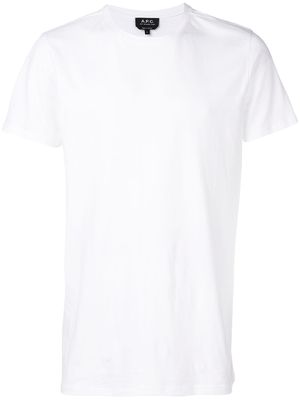 A.P.C. round neck T-shirt - White