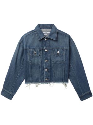 A.P.C. Sainters cropped denim jacket - Blue