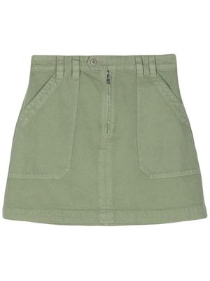 A.P.C. Sarah denim mini skirt - Green