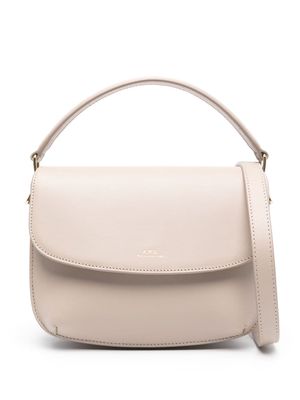 A.P.C. Sarah leather mini bag - Neutrals