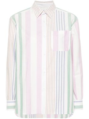 A.P.C. Sela striped shirt - White