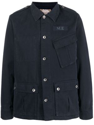 A.P.C. Sideways cotton jacket - Blue