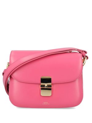 A.P.C. small Grace crossbody bag - Pink