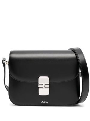 A.P.C. small Grace leather bag - Black