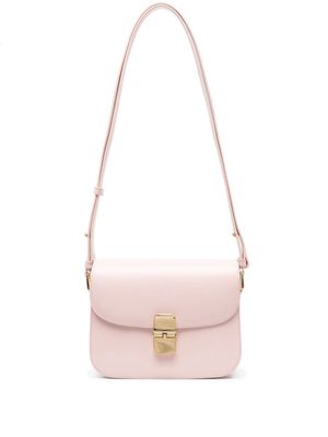 A.P.C. small Grace shoulder bag - Pink