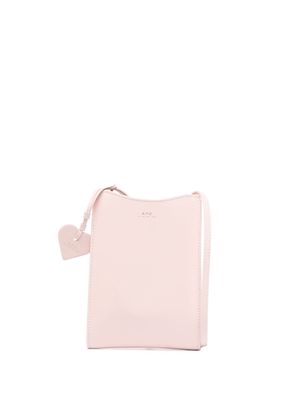A.P.C. small leather shoulder bag - Pink