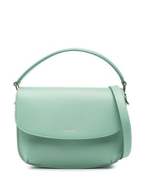 A.P.C. small Sarah leather shoulder bag - Green