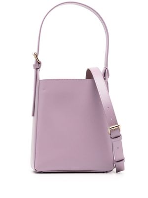 A.P.C. small Virginie leather tote bag - Purple
