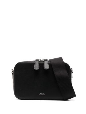 A.P.C. Soho leather messenger bag - Black