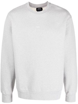 A.P.C. Steve long-sleeve sweatshirt - Grey