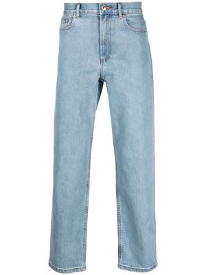 A.P.C. stonewashed straight-legged jeans - Blue