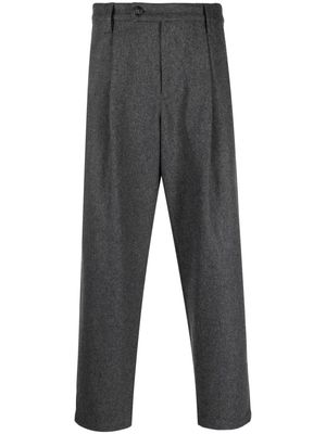 A.P.C. straight-leg wool-blend trousers - Grey