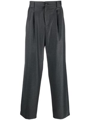 A.P.C. straight-leg wool trousers - Grey