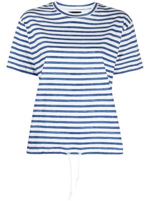 A.P.C. striped cotton T-shirt - Blue