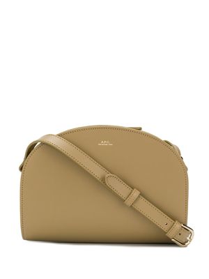 A.P.C. two-way zip crossbody bag - Neutrals