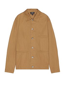 A.P.C. Veste Valentin in Brown