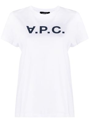 A.P.C. VPC logo cotton T-shirt - White