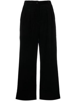 A.P.C. wide-leg corduroy trousers - Black