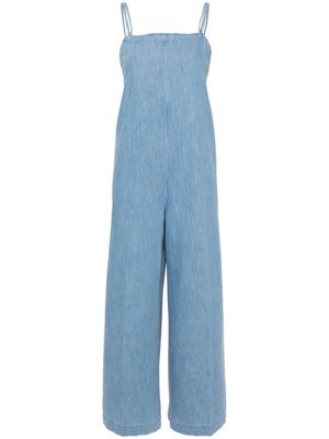 A.P.C. wide-leg denim jumpsuit - Blue