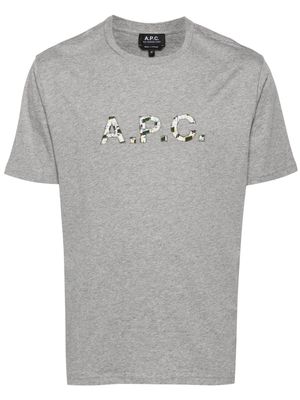 A.P.C. Willow cotton T-shirt - Grey