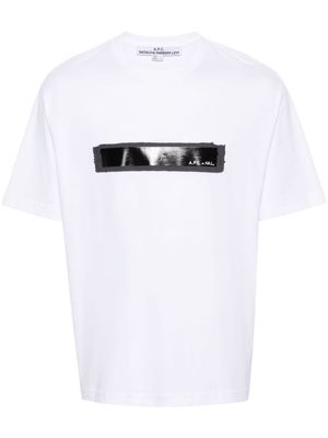 A.P.C. x NRL logo-print T-shirt - White