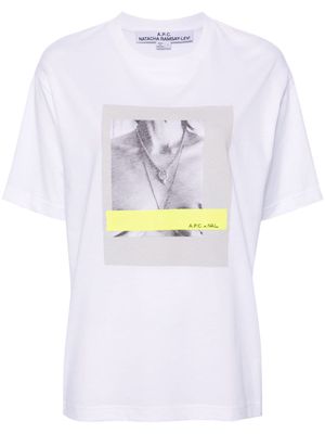 A.P.C. xNRL organic-cotton T-shirt - White