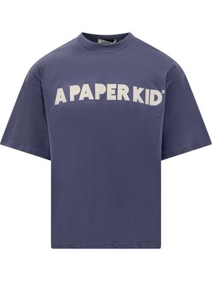 A Paper Kid Logo Print T-shirt