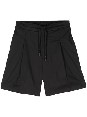 A Paper Kid pleat-detail cotton shorts - Black