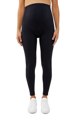 A PEA IN THE POD Brrr Triple Chill Maternity Cooling Leggings in Black