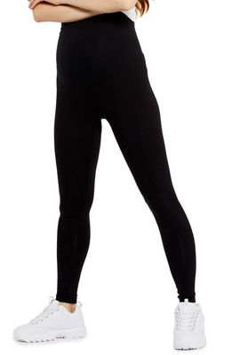 A PEA IN THE POD Cooling Maternity Leggings in Black