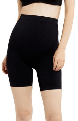 A PEA IN THE POD Secret Fit Maternity Shaper Shorts in Black