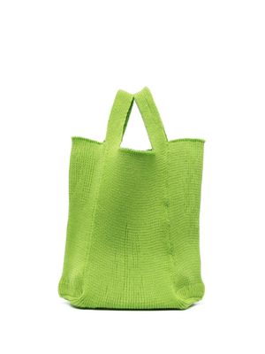A. ROEGE HOVE Emma knitted tote bag - Green
