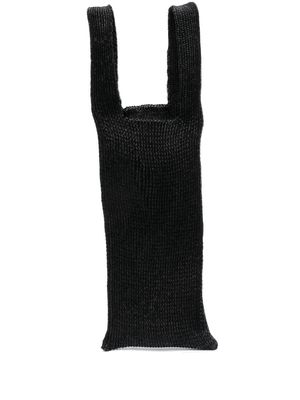 A. ROEGE HOVE Emma ribbed bag - Black