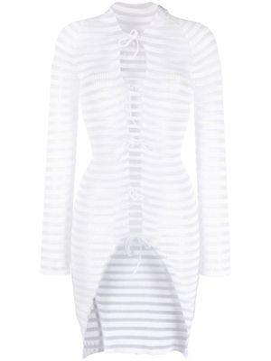 A. ROEGE HOVE Ivy cut-out mini dress - White